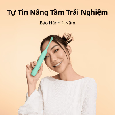 Bàn Chải Điện Zenyum Sonic MỚI 2.0 Màu Xám- Công Nghệ Singapore