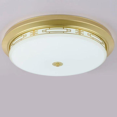 Đèn ốp trần pha lê HUATE D500mm trang trí nội thất hiện đại, sang trọng - 3 chế độ ánh sáng.