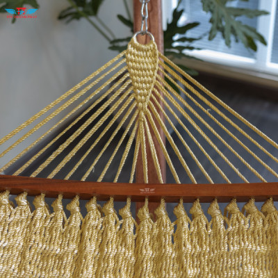 Võng Bán Nguyệt Gỗ Nhỏ – Lưới Dải Gỗ 60cm, Thiết Kế Sang Trọng, Chất liệu bền bỉ