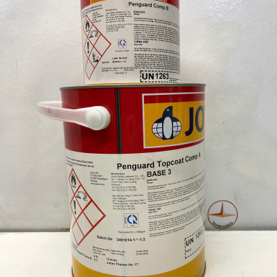 Sơn Epoxy Jotun Penguard Topcoat base 3 màu tím - RAL 4005 _5L/bộ