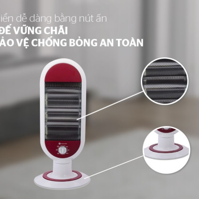 Máy Sưởi Đèn Sưởi Điện Hồng Ngoại CK1200 - Hàng Chính Hãng