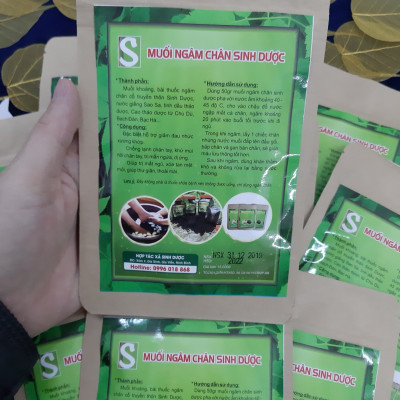 Muối Tắm Bé Độc Mộc 400G - Muối Tắm Bé Sinh Dược  Làm Giảm Rôm Sẩy,  Hăm Tả, Cứt Trâu, Mẩn Ngứa, Mồ Hôi Trộm Cho Bé An Toàn Cho Cả Trẻ Sơ Sinh