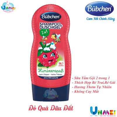 Sữa Tắm, Dầu Gội 2in1 Bubchen Đức - Hương Thơm Tự Nhiên, Không Cay Mắt (hàng chuẩn Đức)