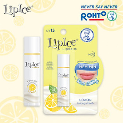 Son dưỡng môi không màu chuyển kem mịn LipIce Creamy