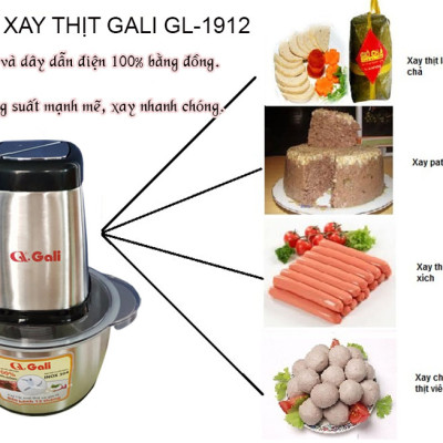 Máy xay thịt Gali GL-1912 - Hàng chính hãng