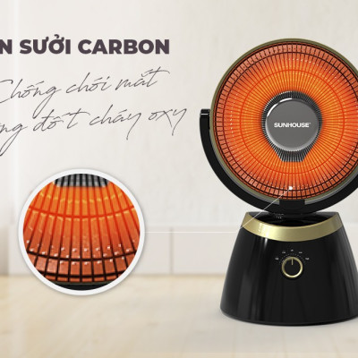 Quạt Sưởi Carbon Sunhouse SHD7008 - Hàng Chính Hãng