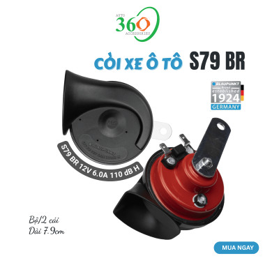 Còi Ô Tô Blaupunkt S79 BR – Hàng Chính Hãng – Âm Thanh Cảnh Báo To Rõ – Nhỏ Gọn – Bộ 2 Cái Giá Tốt
