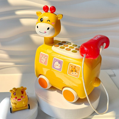 Đồ Chơi Điện Thoại, Có Nhạc, Có Đèn, Điện Thoại Hình Hươu, Đồ Chơi Cho Bé Trai, Bé Gái, Đồ Chơi Trẻ Em HT SYS