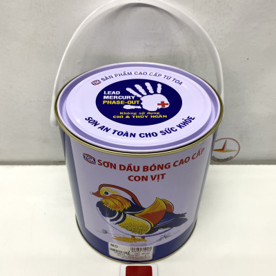 Sơn dầu cao cấp TOA Con Vịt màu Đỏ MD 336 _ 3L