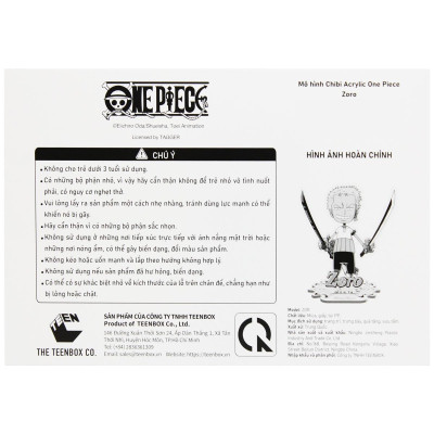Đồ Chơi Mô Hình Acrylic Chibi One Piece - Zoro