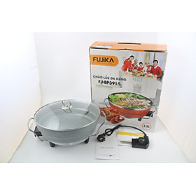 Nồi Chảo Lẩu Điện Đa Năng NK Media MD-CL8399 Kèm Khay Hấp - Hàng Chính Hãng