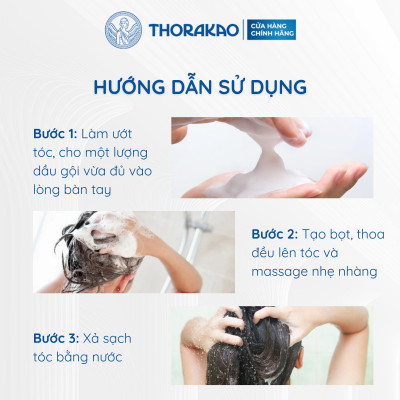 Dầu Gội Bồ Kết Thoraka Dưỡng Tóc Đen Bóng Suôn Mượt 750ml