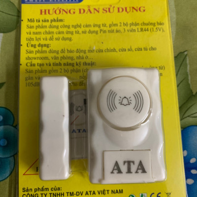 Chuông cửa ATA AT-007 dán cửa báo động chống trộm - Hàng chính hãng
