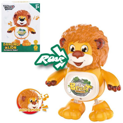 Đồ Chơi Robot Tự Động - Sư Tử Vui Nhộn - Vecto VT9042C