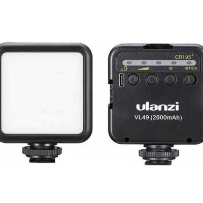 Đèn hỗ trợ quay phim chụp ảnh ULANZI VL49 - Đèn Led chuyên dụng cho máy ảnh và điện thoại - Hàng nhập khẩu