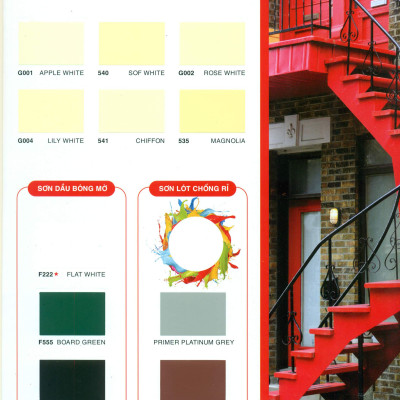 Sơn dầu Galant màu Pastel Grey 560_ 0.8L