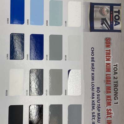 Sơn sắt mạ kẽm TOA không cần lót màu Xingfa nâu 800gram - XF350