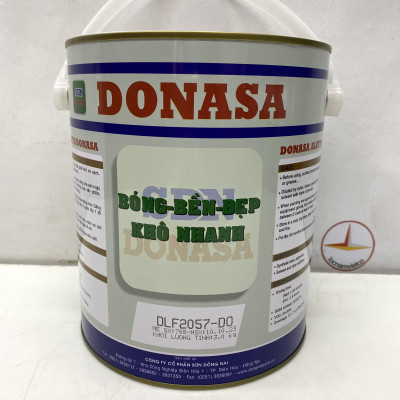 Sơn dầu Đồng Nai Donasa màu nâu đỏ 2057 3kg _ DLF 2057