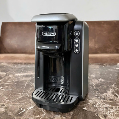 Máy pha cà phê 4 trong 1, Espresso, Viên Nén Nespresso, Nescafe Dolce, Kcup Thương hiệu Mỹ cao cấp HiBREW - H6 - HÀNG CHÍNH HÃNG