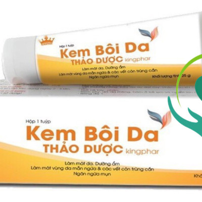 Kem bôi da Thảo dược Kingphar, tube 25g, dưỡng ẩm, ngừa mụn, giảm mẩn ngứa trên da
