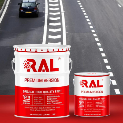 Sơn kẻ vạch Epoxy chống trơn RAL ROAD LINE GUARD ANTI-SLIP - 5KG