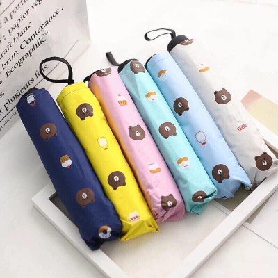 Ô dù đi mưa , che nắng gấp gọn hình gấu dễ thương cute chống tia UV , dù gấu xinh xắn nhỏ gọn dễ dàng mang theo mọi nơi 