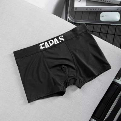 Quần lót nam, quần boxer nam họa tiết in chữ chất thun lạnh mềm mịn siêu mát thấm hút mồ hôi - Fapfas 2.0
