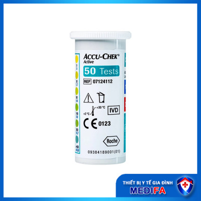 Hộp 50 Que Thử Đường Huyết ACCU-CHEK Active