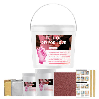 Bộ Dụng Cụ Đúc Khuôn Tay Bằng Bột Bảo Mật Cho Da