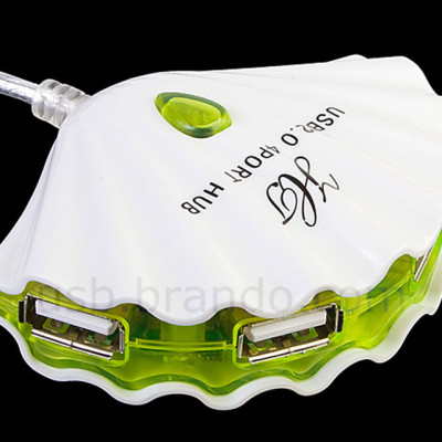 Hub 4 Cổng USB 2.0 Chuyên Dùng Cho Máy Tính. USB Mother of Pearl 4-Port Hub (Màu Sắc, Kiểu Dáng Giao Ngâu Nhiên) - Hàng Chính Hãng