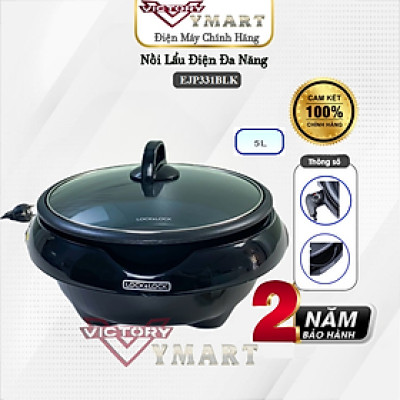 Nồi Lẩu Điện Lock&Lock EJP331BLK (5 lít) - Hàng chính hãng