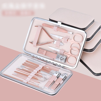 Bộ Dụng Cụ Bấm Móng Tay 16 món - Bộ Cắt, Bấm Dũa Móng Tay  Cao Cấp Có Hộp Đựng Sang Trọng