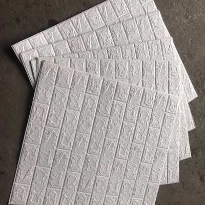 Bộ 10 tấm xốp dán tường 3D giả Gạch - 6mm