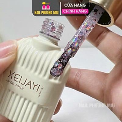 [Mới] Sơn Gel Nhũ STARLIGHT Kim Tuyến XEIJAYI Số 04, 07 Hạt To Siêu Sáng Làm Nail, Tạo Hiệu Ứng Flash Khổng Tước Bạch Kim Hồng Ánh Kim