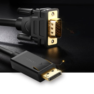 Dây chuyển đổi DisplayPort sang VGA hỗ trợ phân giải 1920x1200 dài 3M UGREEN DP105 10236 - Hàng chính hãng