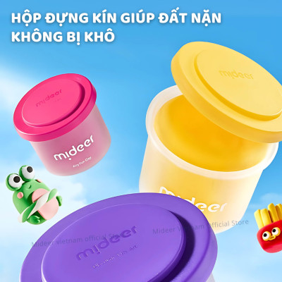 Đất nặn tự khô 24- 36 màu Mideer đất sét tạo hình mô hình AIRY FUN CLAY