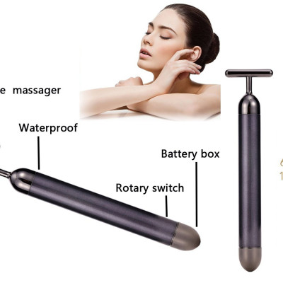 Máy Massage Mặt, Xóa Bọng Mắt Cầm Tay Tặng Kèm Pin AA Rung Mạnh Loại Xịn (Tặng Kèm 1 Móc Khoá) (Official Bilaha)
