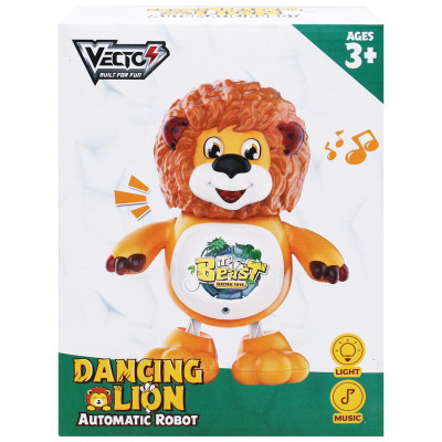 Đồ Chơi Robot Tự Động - Sư Tử Vui Nhộn - Vecto VT9042C