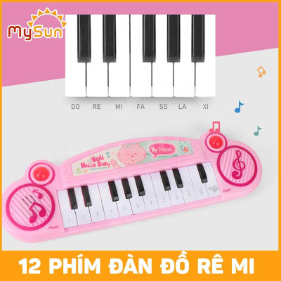 Đàn Piano Organ mini đồ chơi âm nhạc cụ cho bé gái trai phát triển trí tuệ thông minh MySun