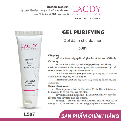 Gel Dành Cho Da Mụn Lacdy Gel Purifying 50ml -L507