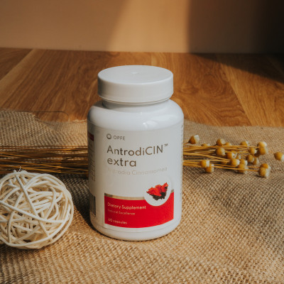 Thực phẩm BVSK OPFE AntrodiCIN extra capsules (60 viên) Hungary (Nấm Ngưu Chương Chi) Made in EU, 100% Thảo dược tự nhiên