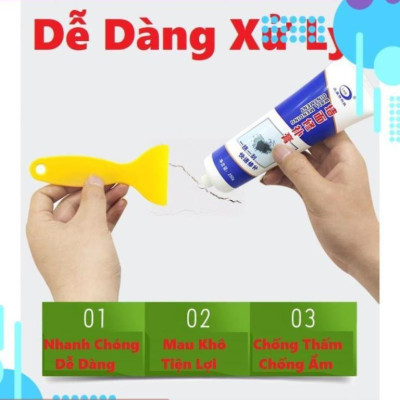 Keo Trám Tường Đa Năng. Keo Vá Vết Nứt Tường Nhà Cao Cấp Chống Nước Chống Mốc 206808