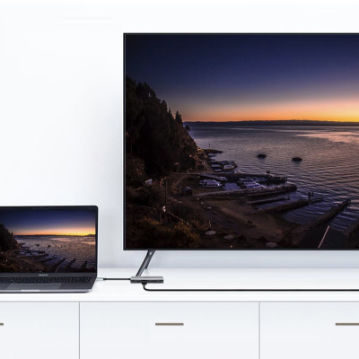  Hub Chia Cổng USB Type C Đa Năng 8 In 1 WiWU Alpha A831HRT Cho Macbook, Laptop, Ipad Tích Hợp 8 Giao Diện - Hàng Chính Hãng