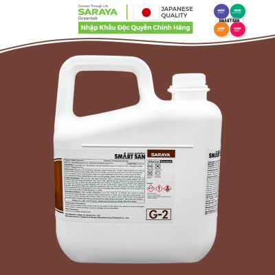 Dung dịch tẩy rửa dầu mỡ gốc kiềm Saraya Smart San Degreaser G-2 - Can 5Kg