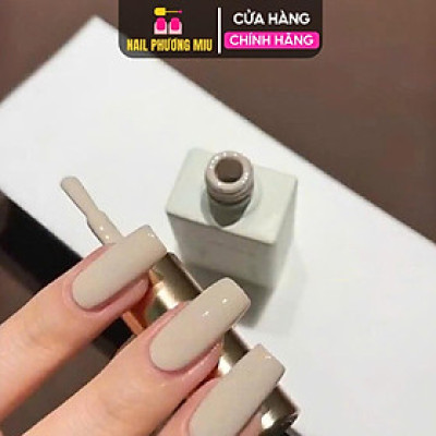 Sơn Gel Màu Ghi Sữa 15ml XEIJAYI Số 30 Làm Nail, Đậm Đặc Sánh Mịn, Bền Màu, Popular Color Tông Màu Nâu Nhạt Sữa Nhẹ Làm Móng Hàn Quốc Nữ