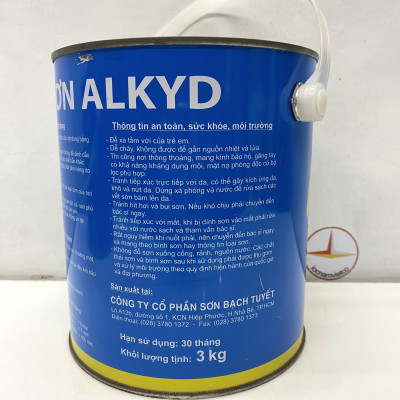 Sơn dầu Bạch Tuyết màu Vert 618 3kg