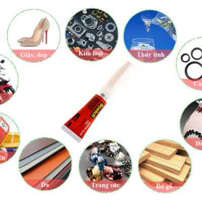 Bộ 3 chai keo dán giày, gỗ, nhựa đa năng siêu dính 3M Scotch 3M-3M-AD113