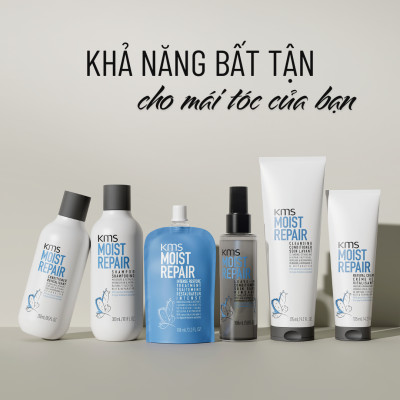 Dầu Xả Dưỡng Ẩm Goldwell KMS Moistrepair Nuôi Dưỡng Và Phục Hồi Tóc Hư Tổn Lên Tới 99%
