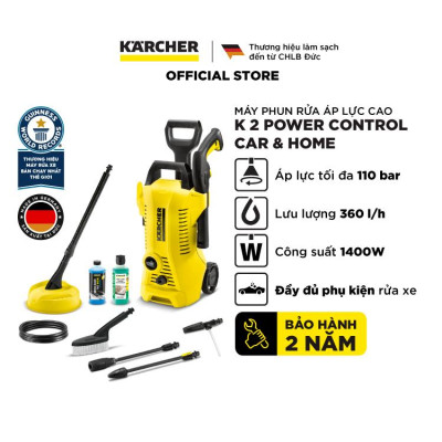 Máy phun rửa áp lực cao Karcher K 2 Power Control Car & Home