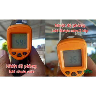 Sơn Chống Nóng, Chống Han Gỉ, Chống Thấm Taiko CN01-18 Kg - Xử Lý bề mặt tường nhà, mái tôn, kim loại